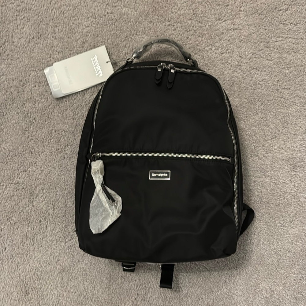 NWT Samsonite Karissa Biz Laptop Backpack, Black